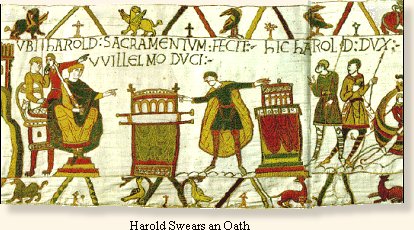 Harold swears an oath