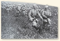 german soldiers ww1 marching