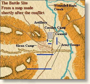 Map of Battle Area