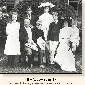 president theodore roosevelt family